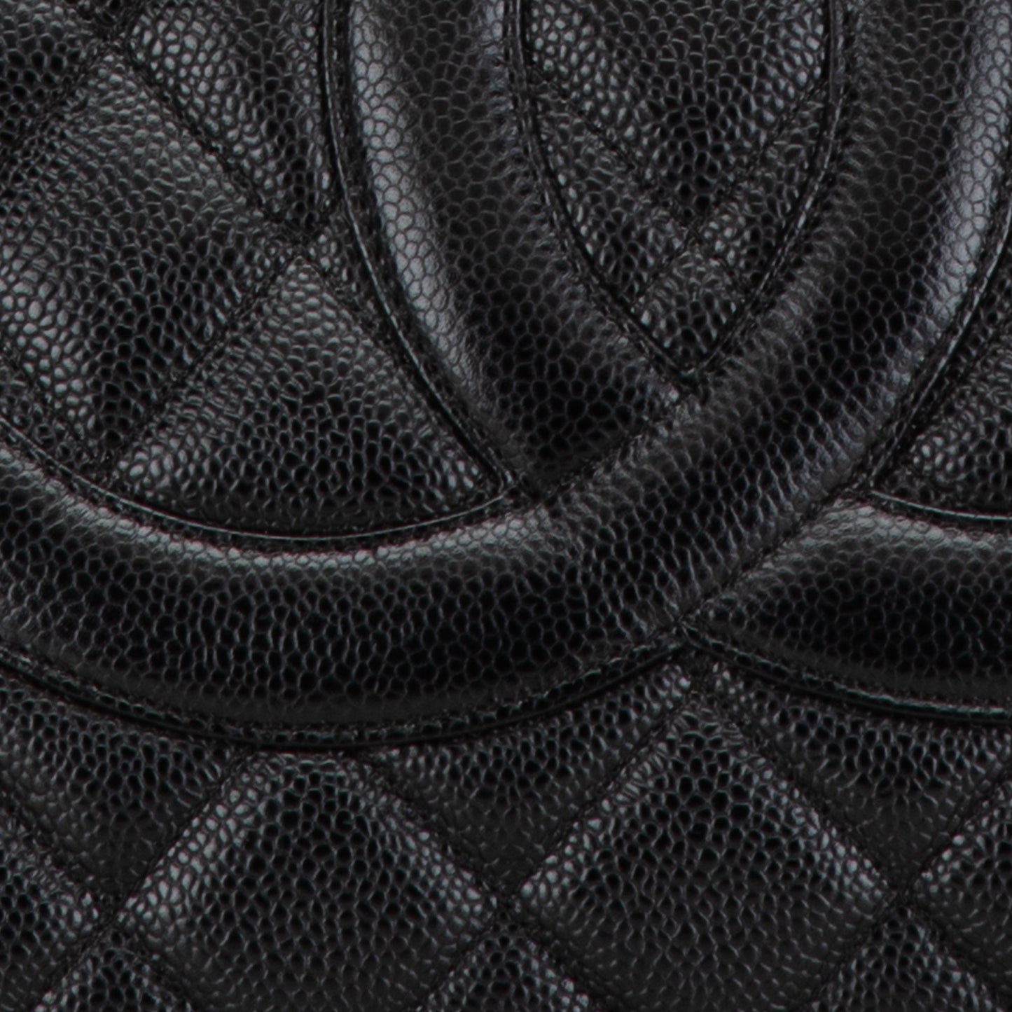 Black Chanel Caviar Medallion Tote