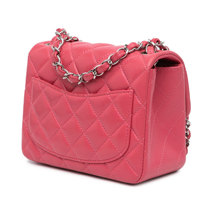 Chanel Sac Mini Square Classic Lambskin Single Flap