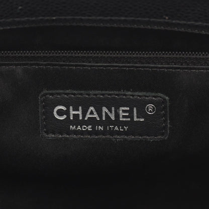 Black Chanel Caviar Grand Shopping Tote