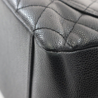 Black Chanel Caviar Grand Shopping Tote