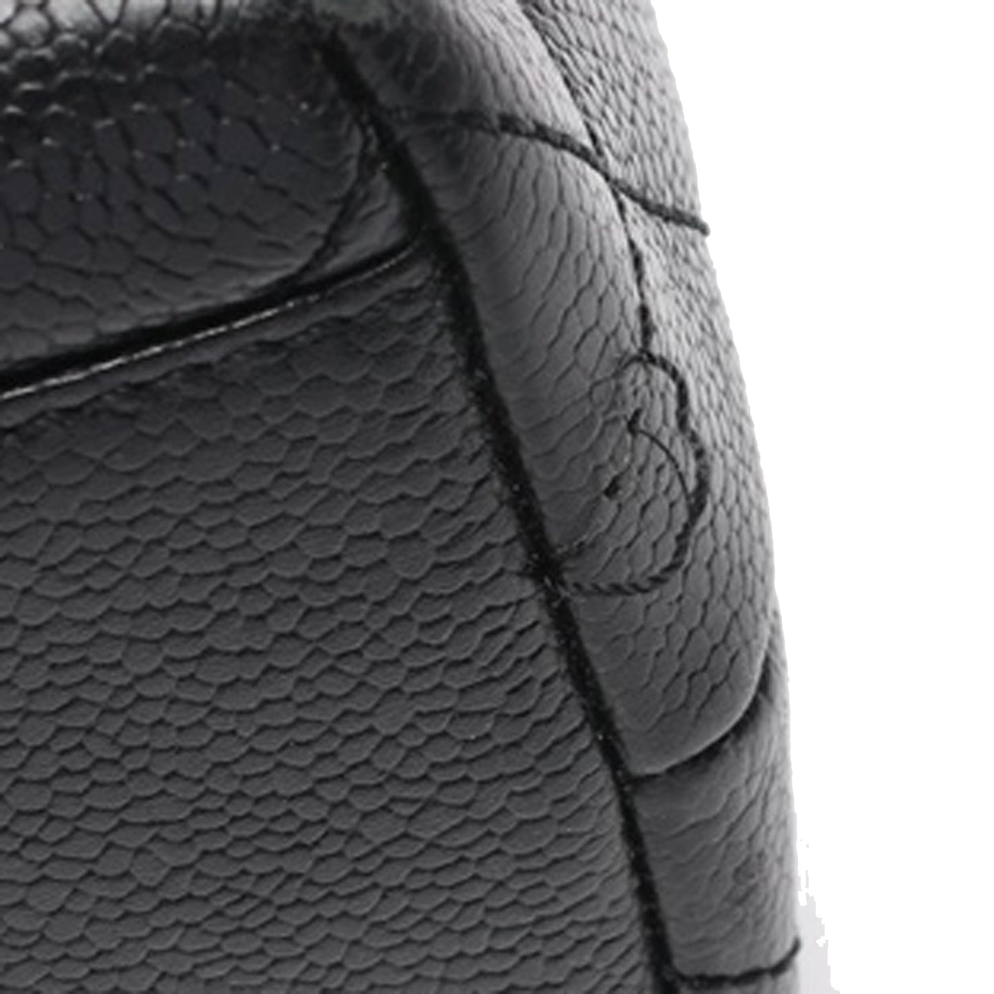 Black Chanel Caviar Kelly Top Handle Bag