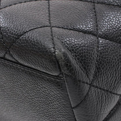 Black Chanel Caviar Kelly Top Handle Bag