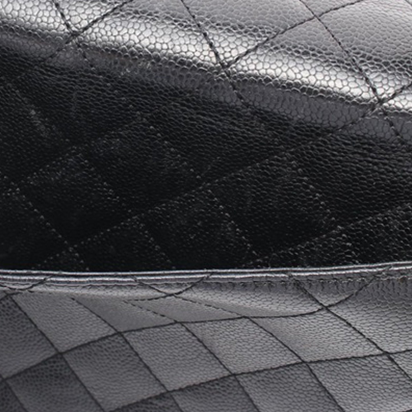 Black Chanel Caviar Kelly Top Handle Bag