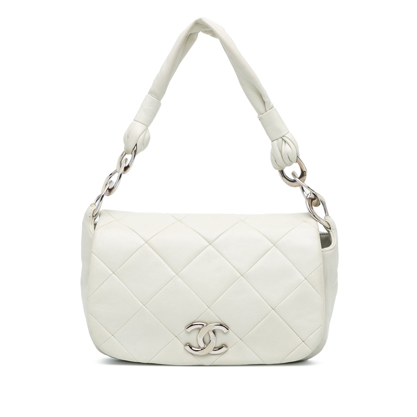 Chanel Sac Quilted Lambskin Enamel CC Flap