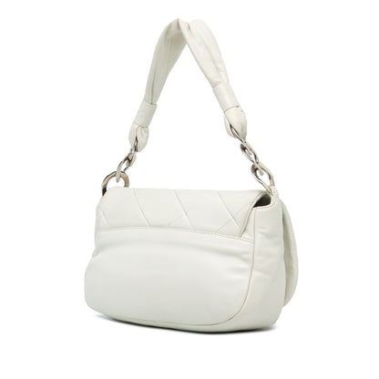 Chanel Sac Quilted Lambskin Enamel CC Flap