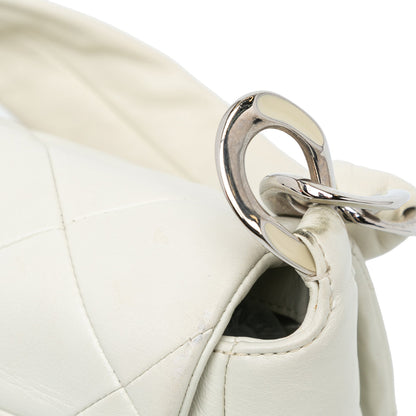 Chanel Sac Quilted Lambskin Enamel CC Flap
