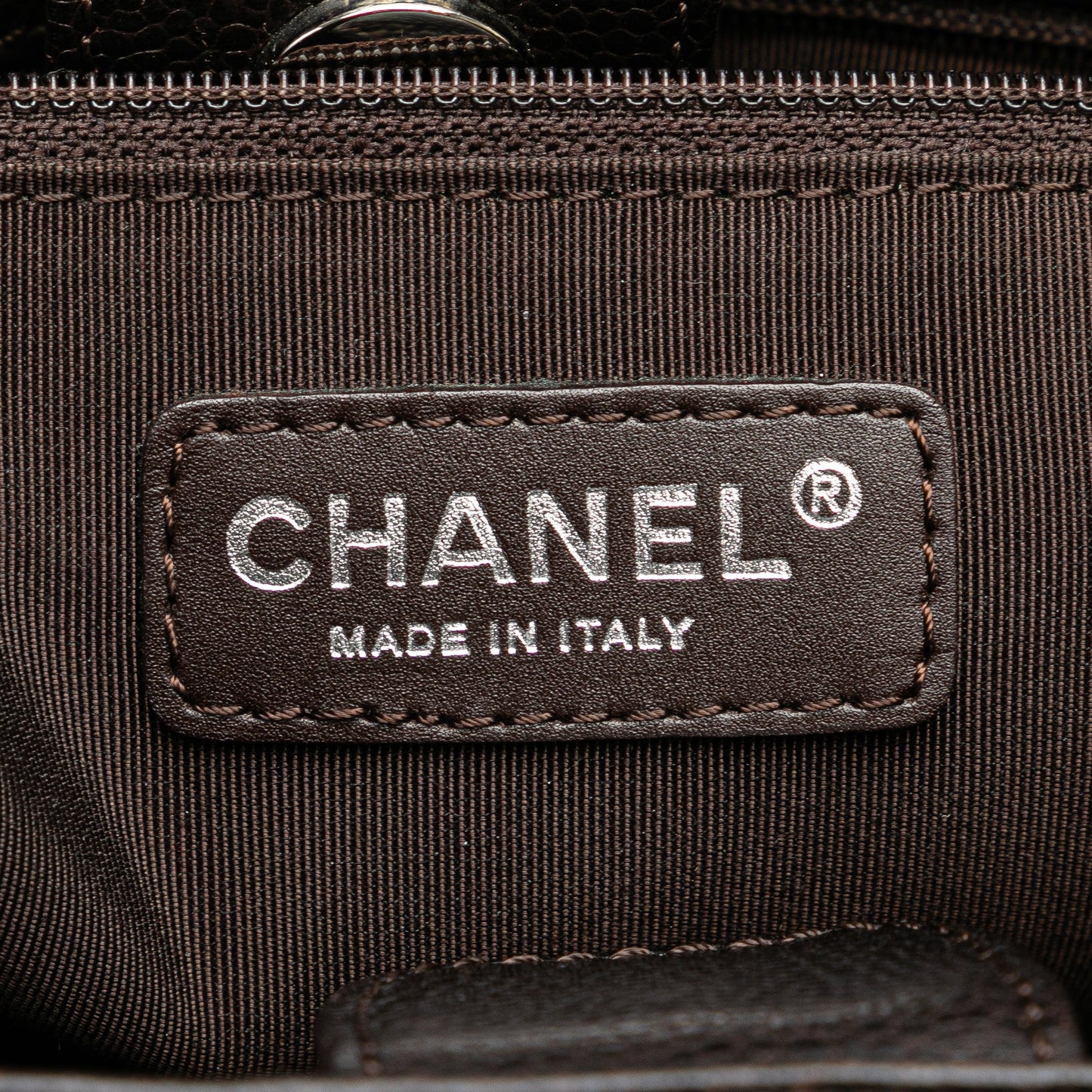 Black Chanel Petite Caviar Shopping Tote Shoulder Bag