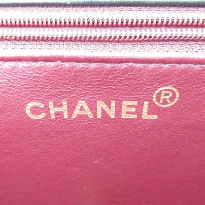 Black Chanel CC Quilted Lambskin Single Flap Crossbody Bag