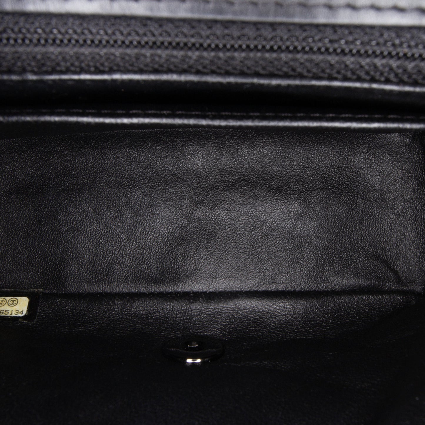 Black Chanel Mini Square Classic Patent Single Flap Crossbody Bag