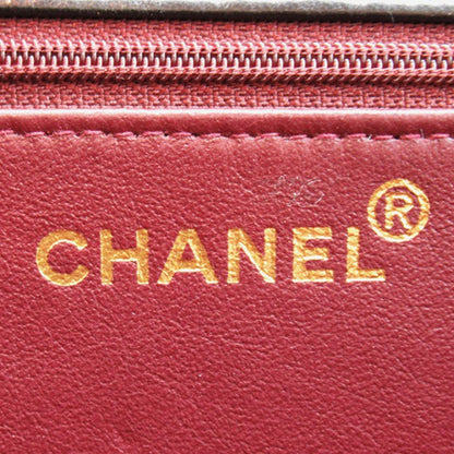 Black Chanel CC Quilted Lambskin Single Flap Crossbody Bag