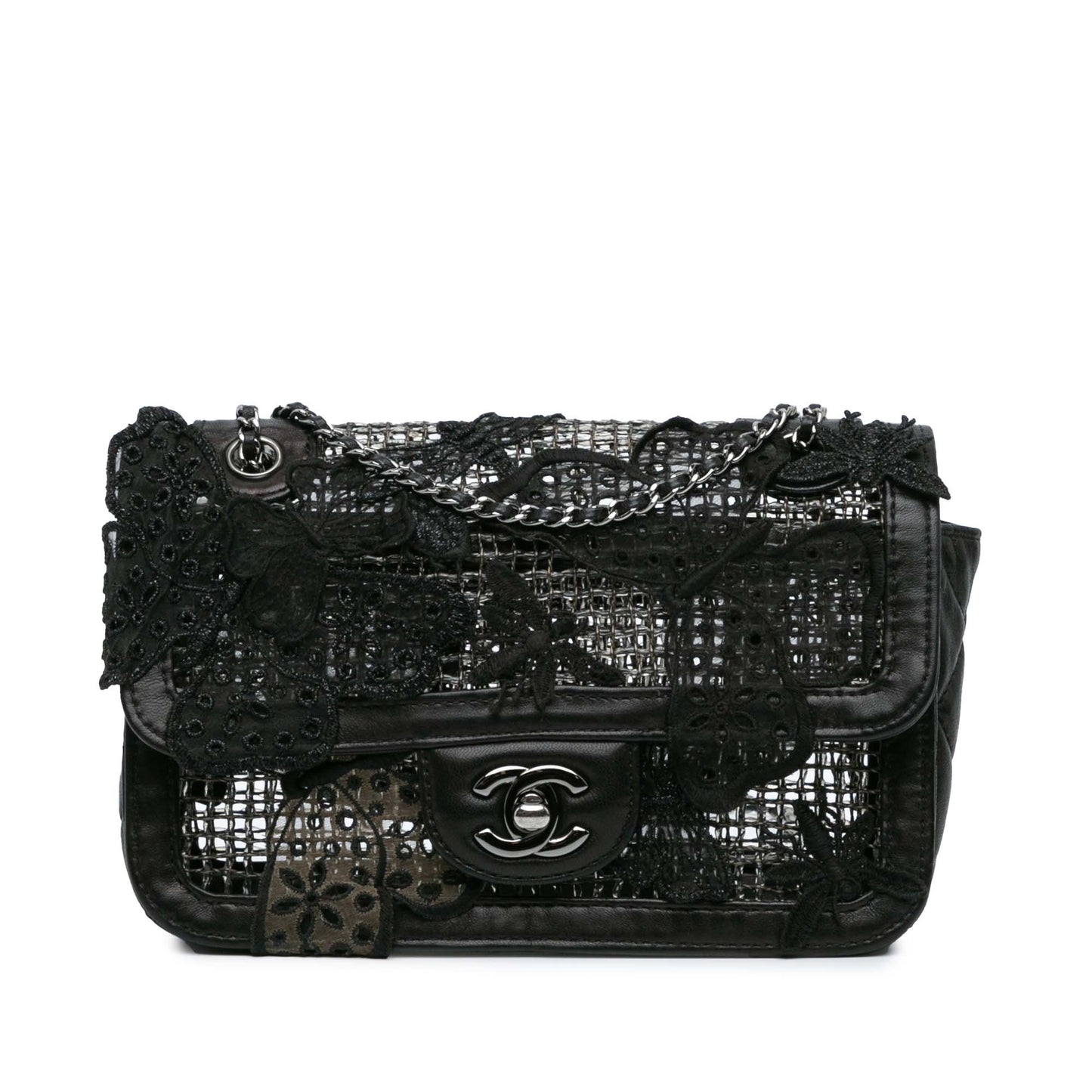 Chanel Sac Small Mesh Butterfly Flap