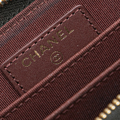 Chanel Sac CC Caviar Zip Around Wallet