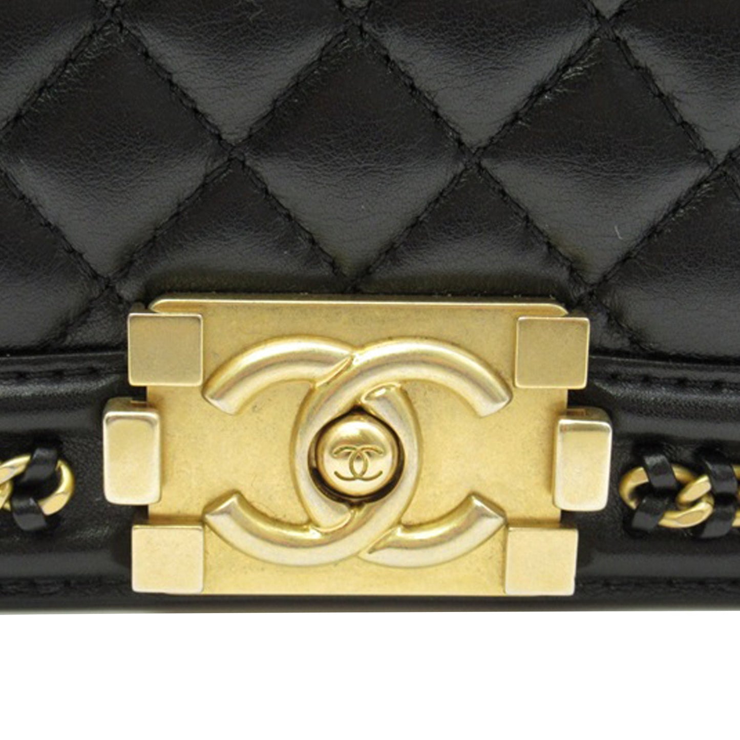 Chanel Sac Small Lambskin Boy Top Handle