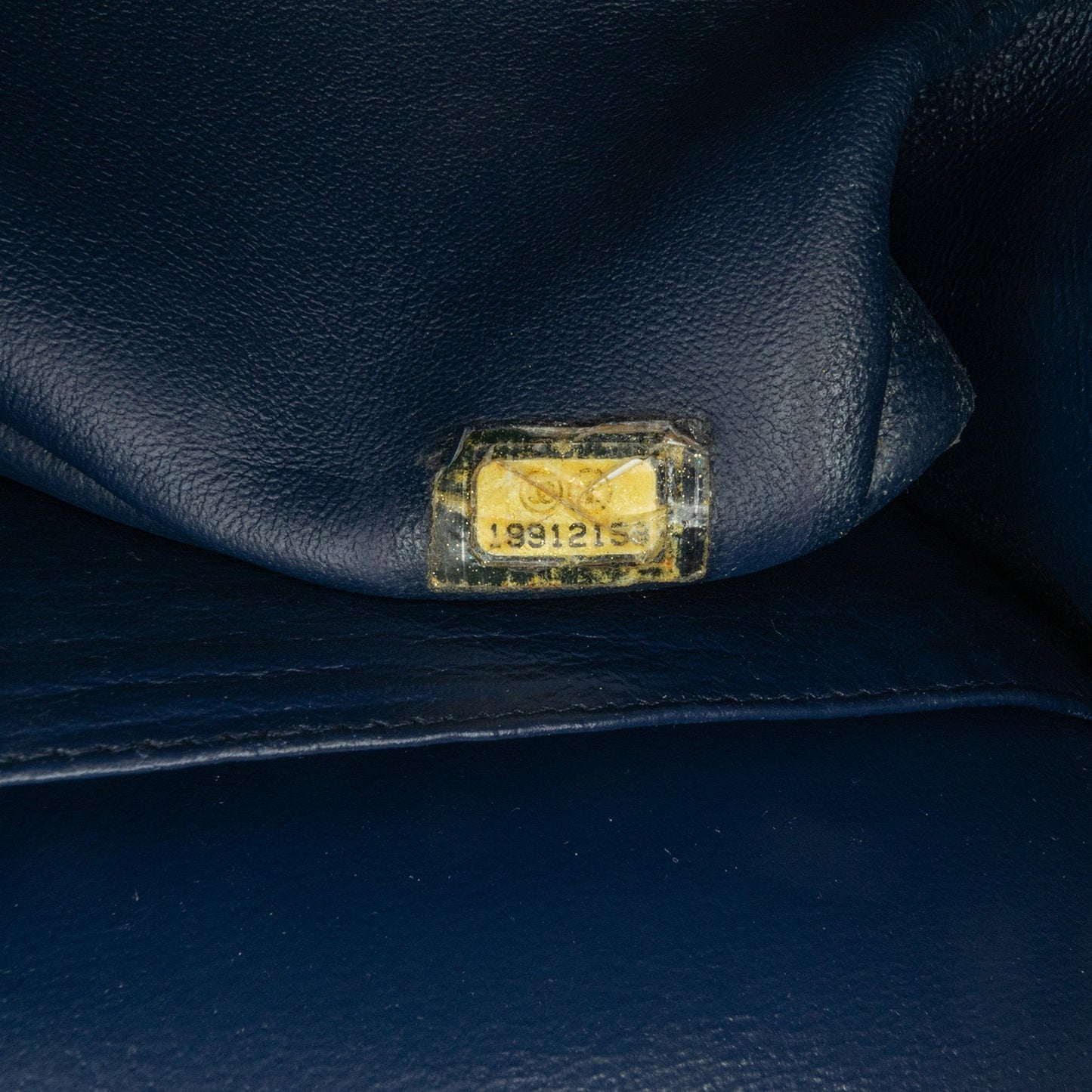 Blue Chanel Jumbo Classic Patent Double Flap Shoulder Bag