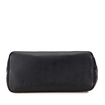 Black Chanel Caviar Medallion Tote