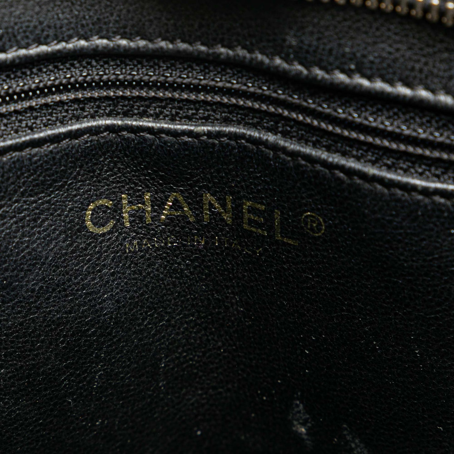 Black Chanel Caviar Medallion Tote