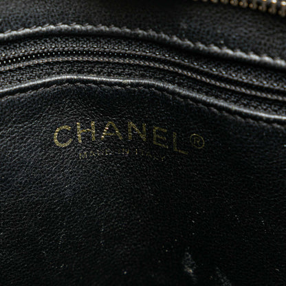 Black Chanel Caviar Medallion Tote