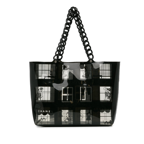 Chanel Sac Vinyl Coco Window Tote