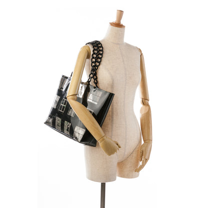 Chanel Sac Vinyl Coco Window Tote