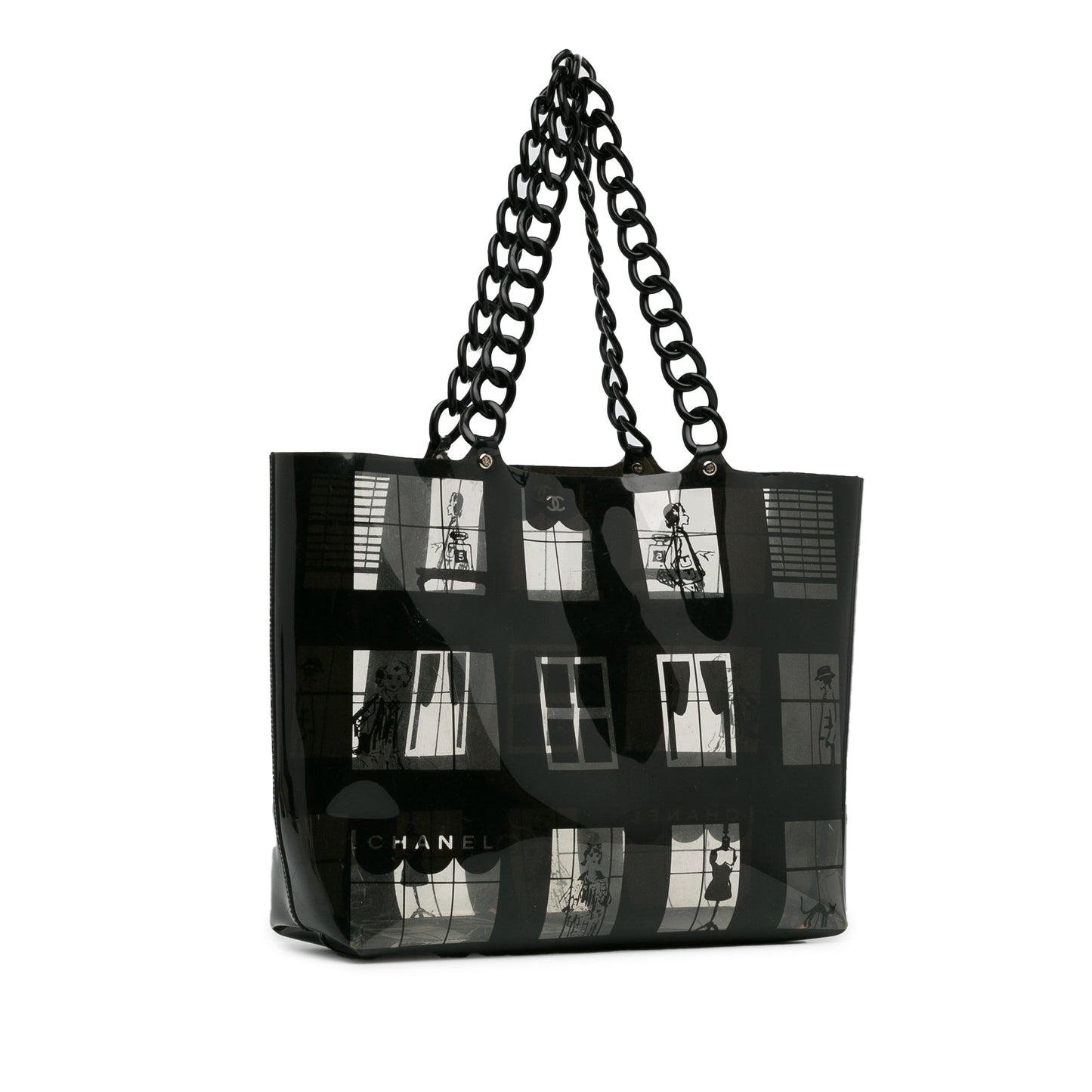 Chanel Sac Vinyl Coco Window Tote