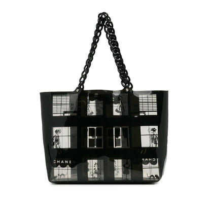 Chanel Sac Vinyl Coco Window Tote
