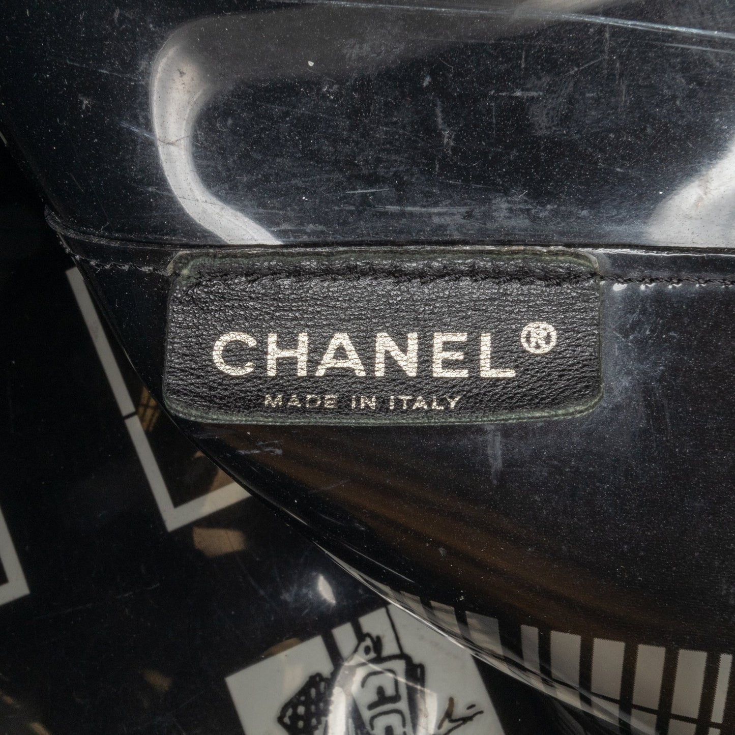 Chanel Sac Vinyl Coco Window Tote