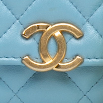 Chanel Sac Quilted Lambskin Candy Chain Wallet on Chain