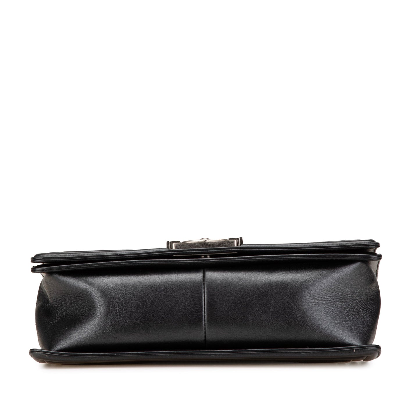 Black Chanel Medium Lambskin Boy Flap Crossbody Bag