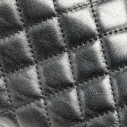 Black Chanel Medium Lambskin Boy Flap Crossbody Bag