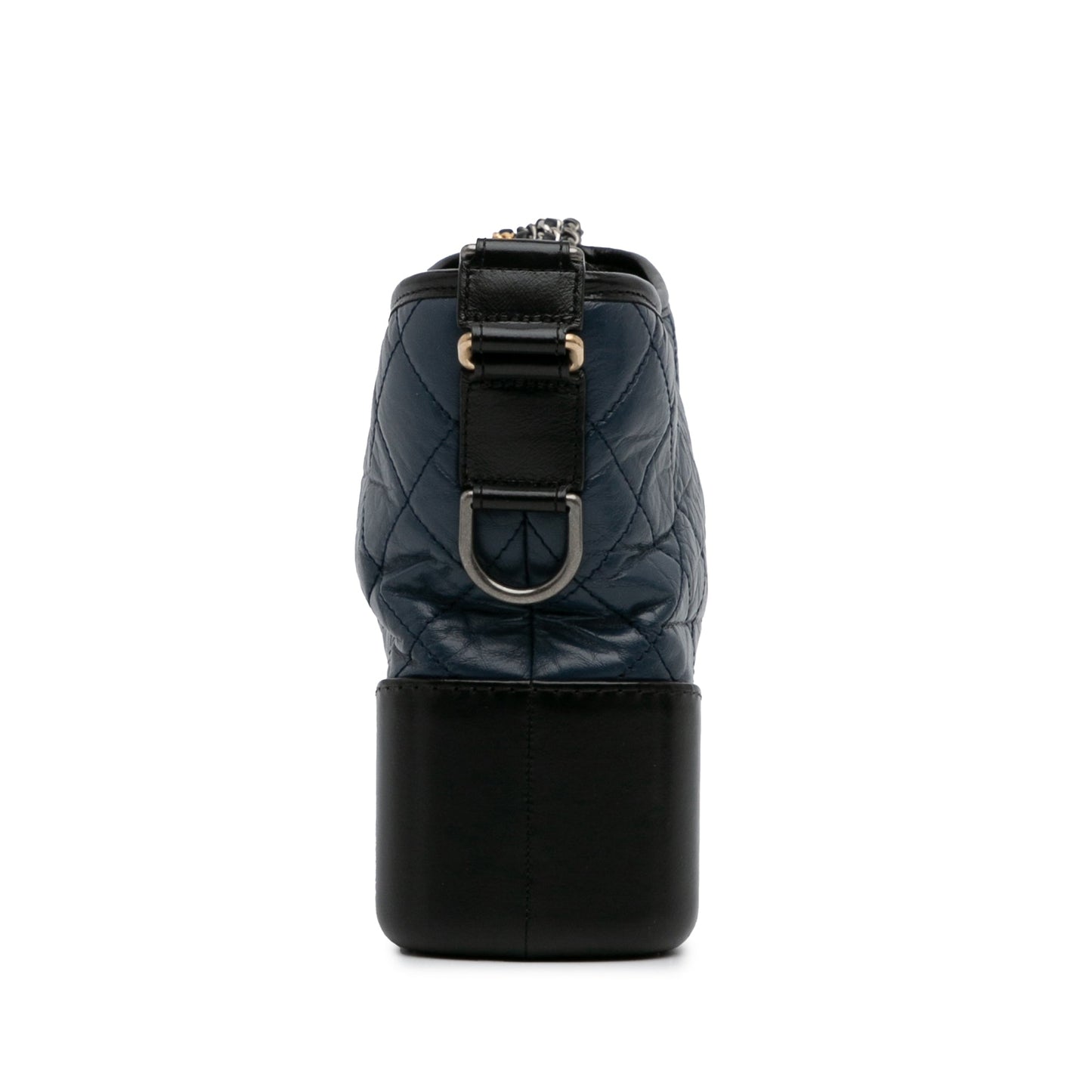 Blue Chanel Small Bicolor Aged Calfskin Gabrielle Crossbody
