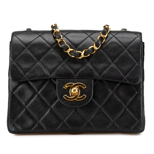 Chanel Sac Mini Square Classic Lambskin Single Flap