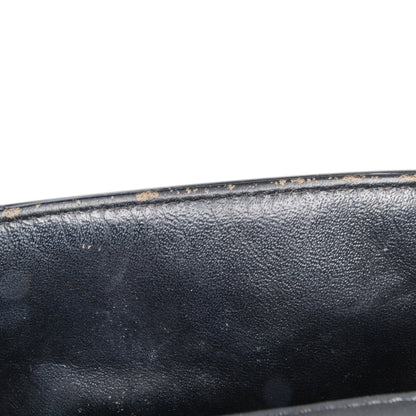 Black Chanel Mini Rectangular Classic Patent Single Flap Crossbody Bag