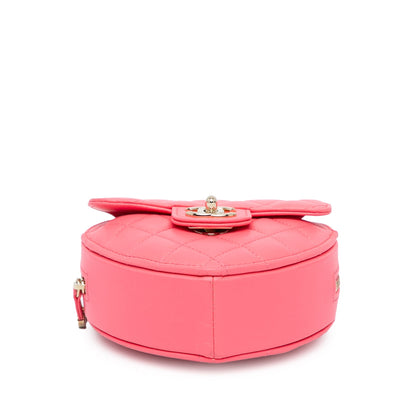 Chanel Sac Mini Lambskin CC in Love Heart Crossbody