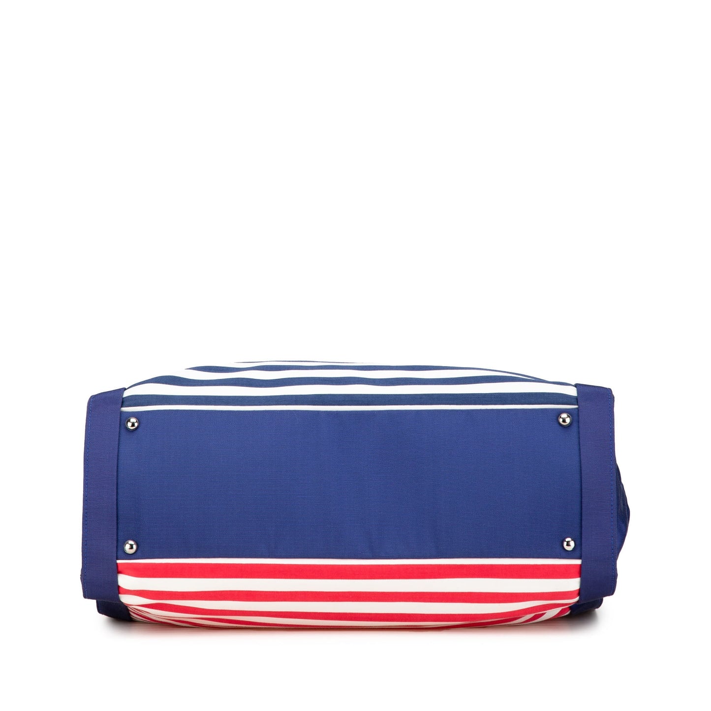 Blue Chanel Paris Venice CC Canvas Mariniere Chain Tote