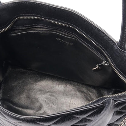 Black Chanel Caviar Medallion Tote