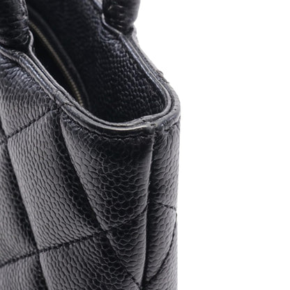 Black Chanel Caviar Medallion Tote