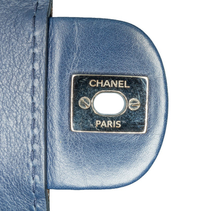 Blue Chanel Medium Stitched Calfskin Citizen Flap Crossbody Bag