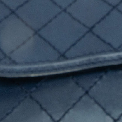 Blue Chanel Medium Stitched Calfskin Citizen Flap Crossbody Bag