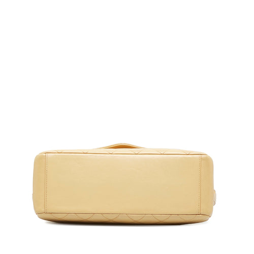 Brown Chanel Medium Lambskin Envelope Flap Handbag