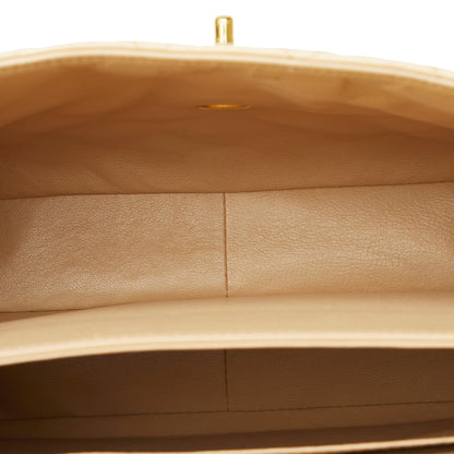 Brown Chanel Medium Lambskin Envelope Flap Handbag