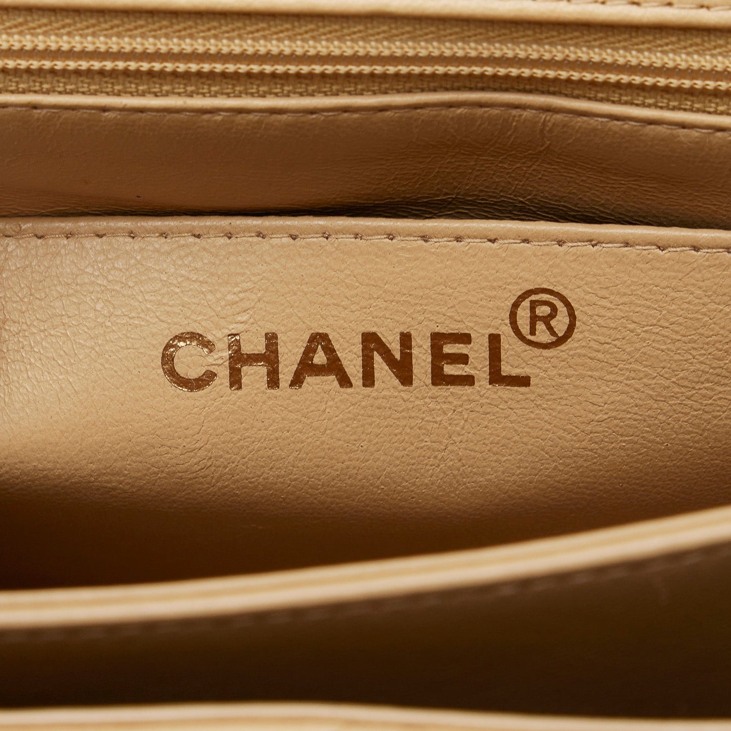 Brown Chanel Medium Lambskin Envelope Flap Handbag