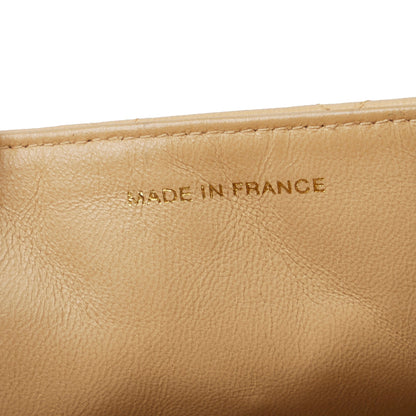 Brown Chanel Medium Lambskin Envelope Flap Handbag