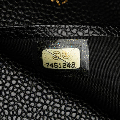Black Chanel Mini Caviar Agenda Cover