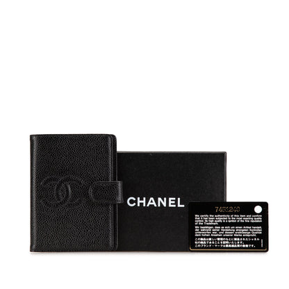 Black Chanel Mini Caviar Agenda Cover