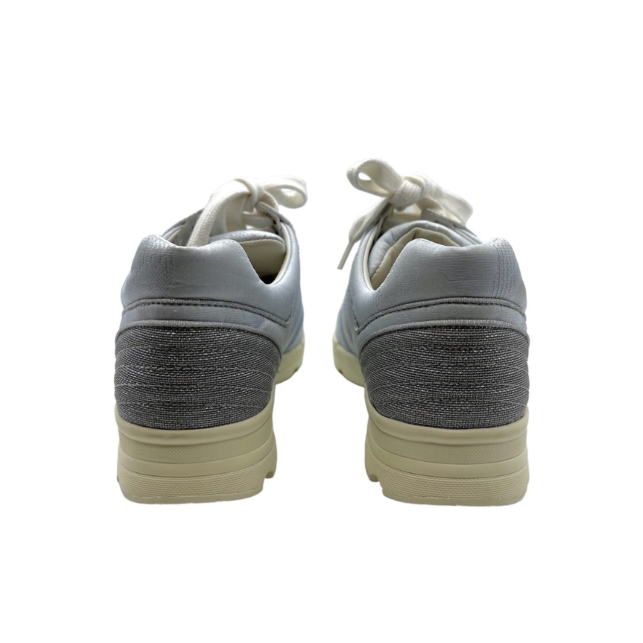 Chanel CC Low-Top Sneakers Sky Blue Sz 37