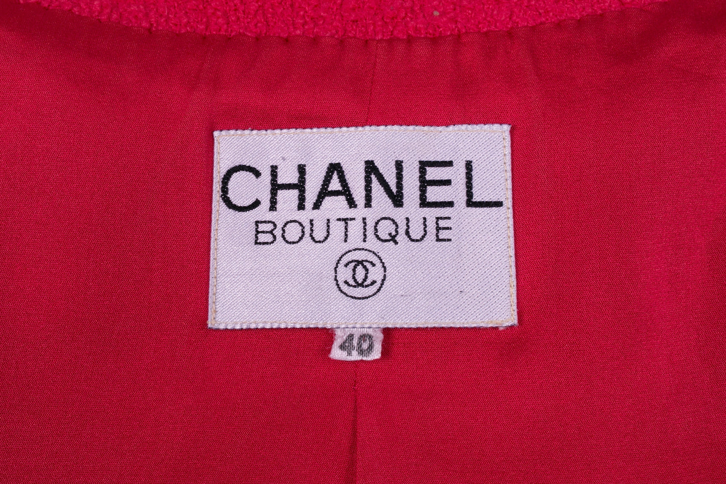 Ensemble tailleur rose Chanel