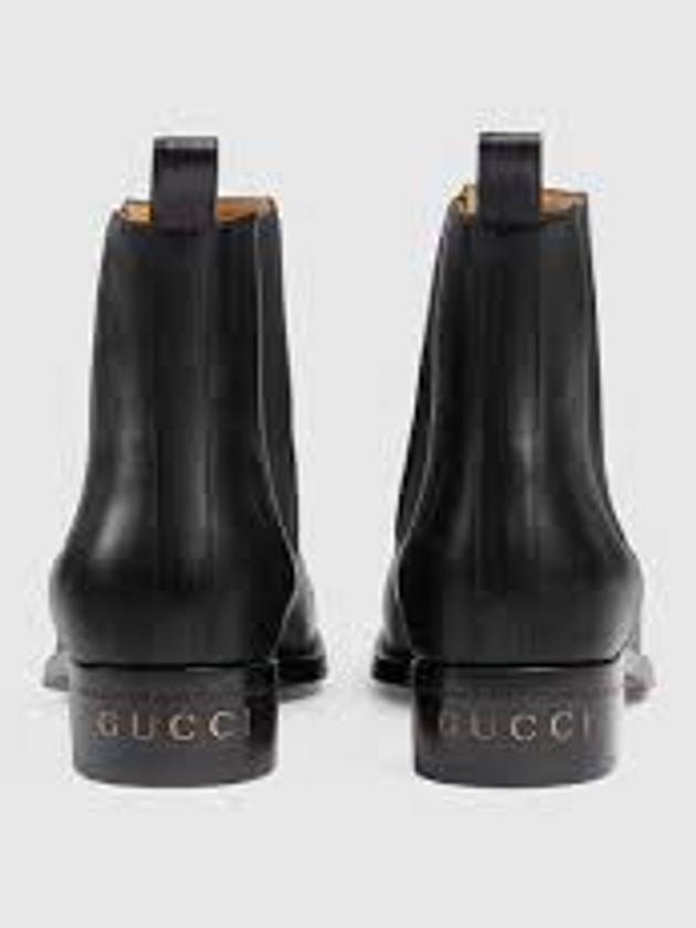 Gucci Buckle Ankle Boots Black
