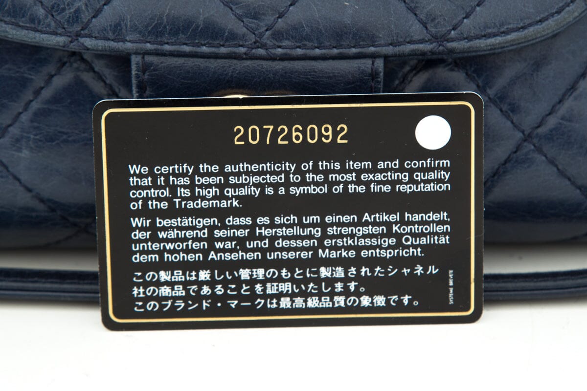 Chanel 2014/15 Navy Large Shopper Handbag