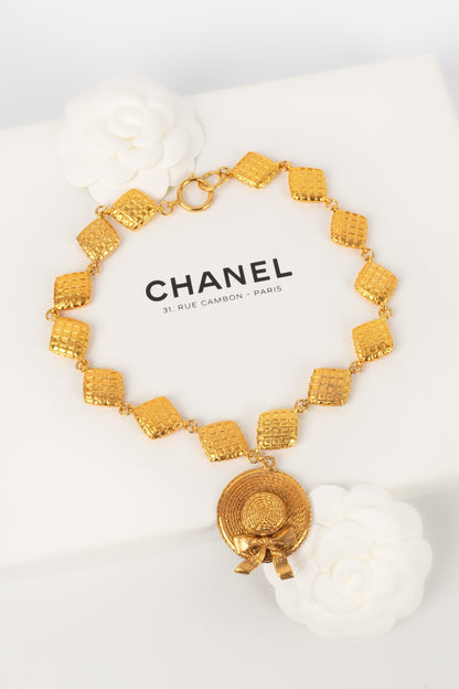 Collier matelass Chanel 1990s