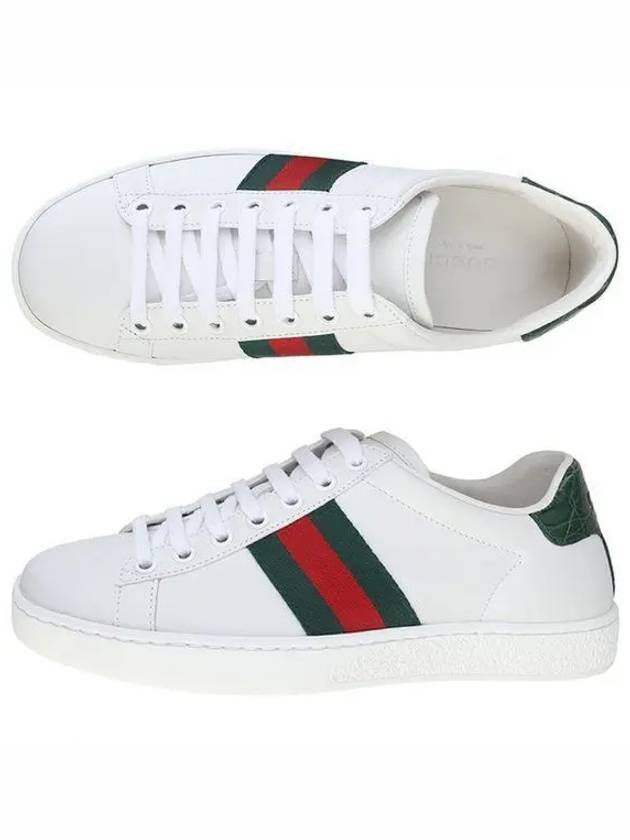 Gucci Ace Leather Sneakers White